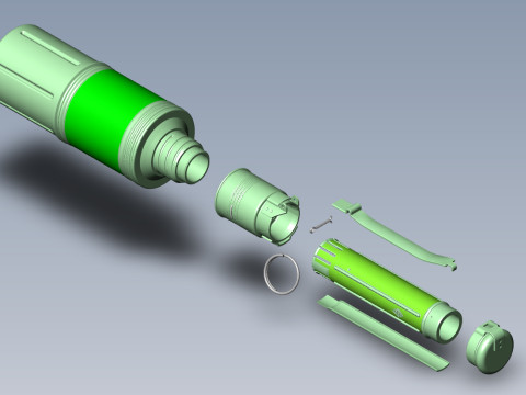 RKG 3 Soviet hand antitank cumulative grenades 3dprinable moulage 3D 模型