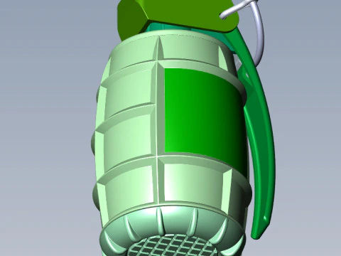 German DM51 hand grenade assembly printable moulage 3D Model