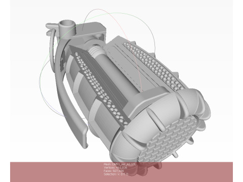 German DM51 hand grenade assembly printable moulage 3D Модель