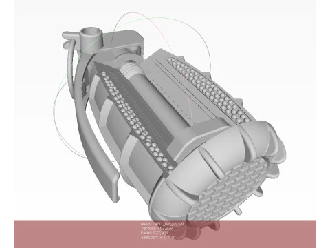 German DM51 hand grenade assembly printable moulage 3D Model