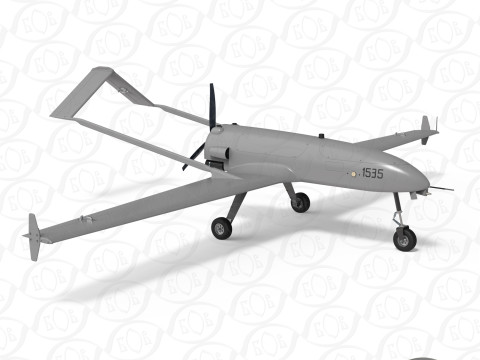 Ukrainian UAV AN196 LUTYI deep strike air drone 3D Model