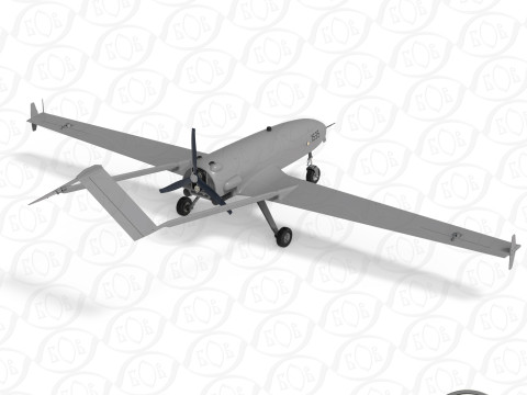 Ukrainian UAV AN196 LUTYI deep strike air drone 3D Model