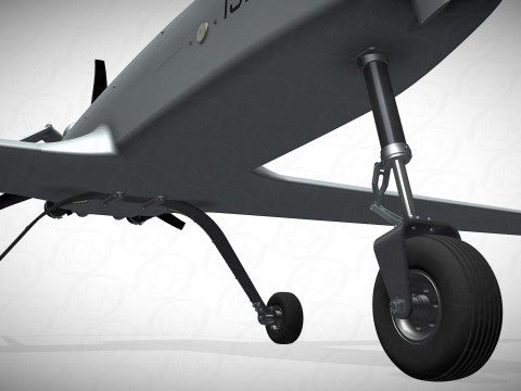 Ukrainian UAV AN196 LUTYI deep strike air drone 3D Model