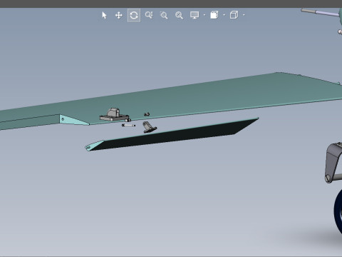 Ukrainian UAV AN196 LUTYI deep strike air drone 3D Model