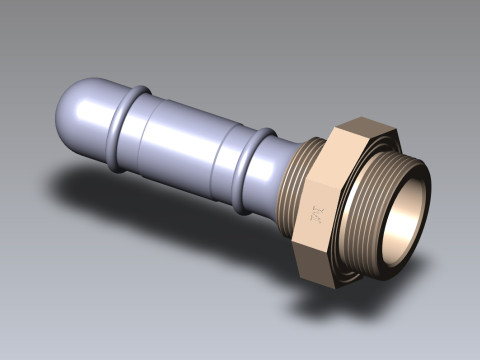 HERTZ HORN NAVAL SEA MINE DETONATOR FUZES SET Printable moulage Modelo 3D
