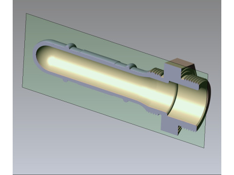 HERTZ HORN NAVAL SEA MINE DETONATOR FUZES SET Printable moulage Modelo 3D