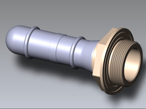 HERTZ HORN NAVAL SEA MINE DETONATOR FUZES SET Printable moulage Modelo 3D