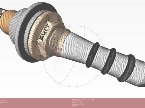 HERTZ HORN NAVAL SEA MINE DETONATOR FUZES SET Printable moulage Modelo 3D