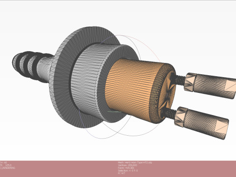HERTZ HORN NAVAL SEA MINE DETONATOR FUZES SET Printable moulage Modelo 3D