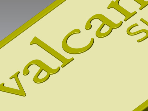 BARRA DE ORO 1oz VALCAMBI ONZA TROY Modelo 3D