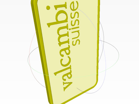 BARRA DE ORO 1oz VALCAMBI ONZA TROY Modelo 3D