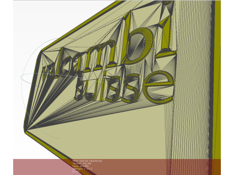 BARRA DE ORO 1oz VALCAMBI ONZA TROY Modelo 3D