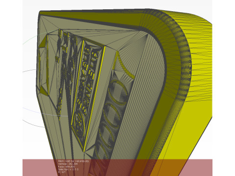 BARRA DE ORO 1oz VALCAMBI ONZA TROY Modelo 3D