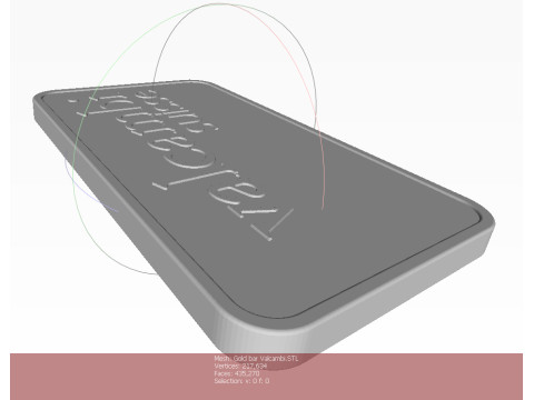 BARRA DE ORO 1oz VALCAMBI ONZA TROY Modelo 3D