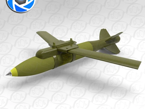 VYRIVNIUVACH Ukrainian Air launched high precision glide BOMB 3D Model