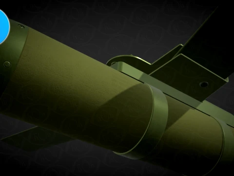 VYRIVNIUVACH Ukrainian Air launched high precision glide BOMB 3D Model