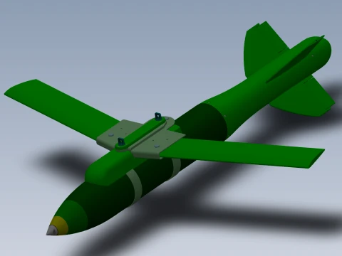 VYRIVNIUVACH Ukrainian Air launched high precision glide BOMB 3D Model