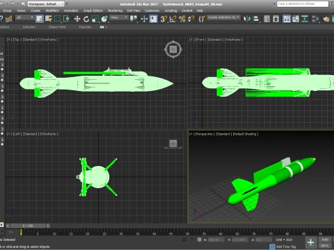 VYRIVNIUVACH Ukrainian Air launched high precision glide BOMB 3D Model