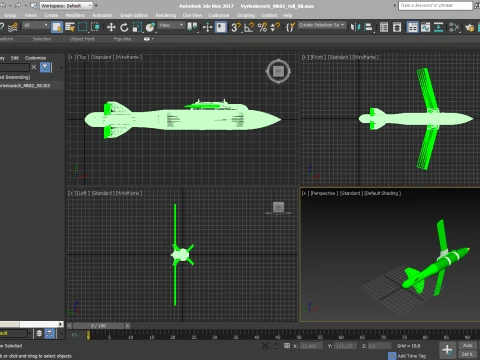 VYRIVNIUVACH Ukrainian Air launched high precision glide BOMB 3D Model