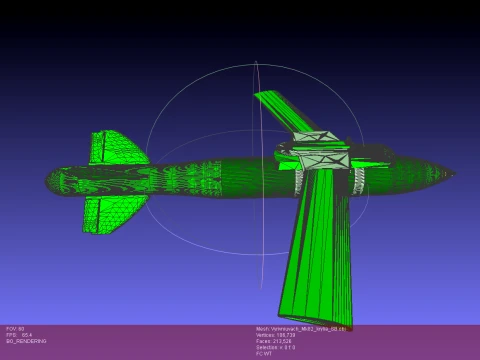 VYRIVNIUVACH Ukrainian Air launched high precision glide BOMB 3D Model