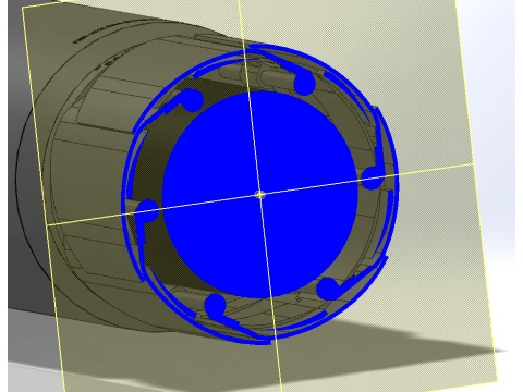 Ukrainian guided rocket projectile R624M for VILKHA M MLRS 3D Model