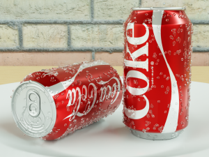 Coke Soda Can 3D Model