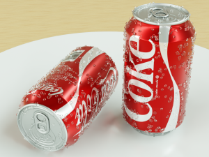 Coke Soda Can Model 3D