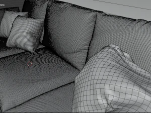 Modernes Sofa 3D Modell
