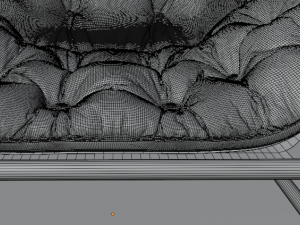 Vintage Leather Armchair 3D Model