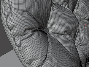 Vintage Leather Armchair 3D Model