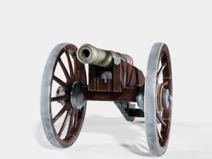 Cannone antico Modello 3D