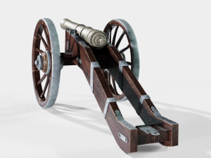 Ancient Cannon 3D Model