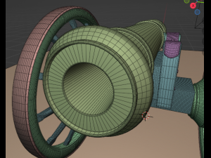 Ancient Cannon 3D Model