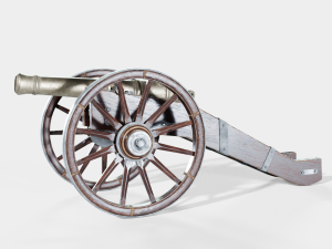 Ancient Cannon 3D Model