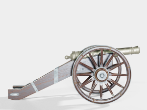Ancient Cannon 3D Model