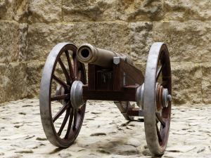 Ancient Cannon 3D Model