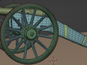 Ancient Cannon 3D Model