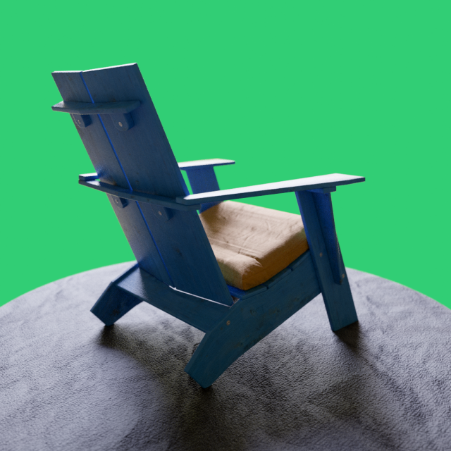 Emmet Modern Exterior Armchair 3D Model .c4d .max .obj .3ds .fbx .stl .blend 