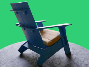 Emmet Modern Exterior Armchair 3D Model