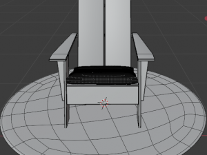 Emmet Modern Exterior Armchair 3D Model