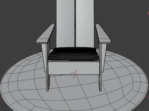 Emmet Modern Exterior Armchair 3D Model