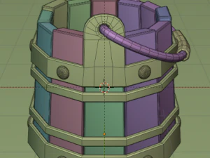Medieval Bucket 3D Model