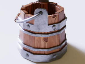 Medieval Bucket 3D Model