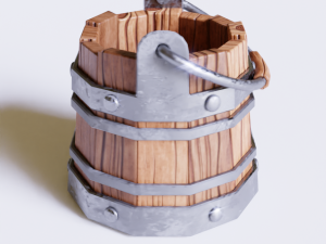 Medieval Bucket 3D Model