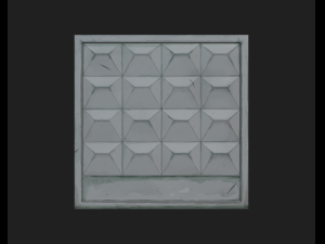 Soviet concrete fence 3D-Modell
