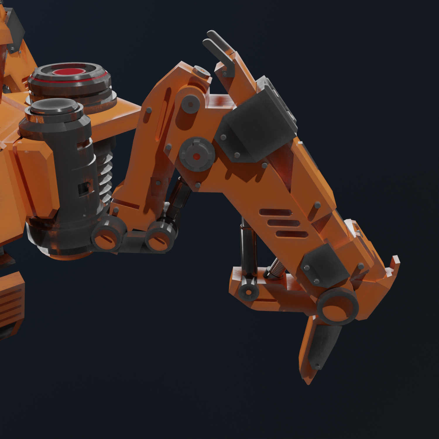 Mecha Бесплатно 3D Модель In Тяжелое Оборудование 3DExport