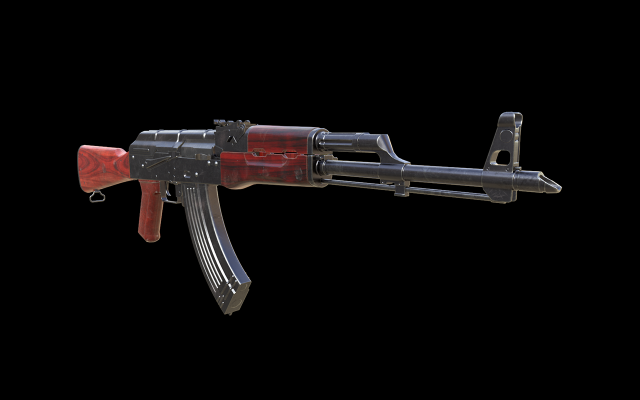 AKM Modelo 3D .c4d .max .obj .3ds .fbx .stl .blend 