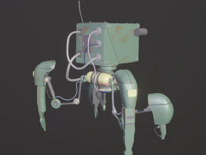 Mini Mecha DD-002 3D Model