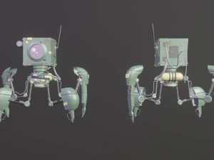 Mini Mecha DD-002 3D Model