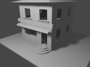Cafe 3D 模型